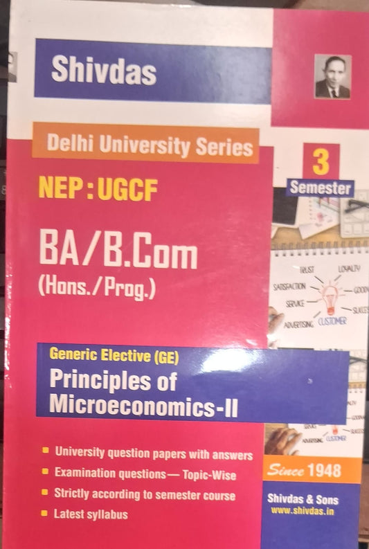 Generic Elective (GE) Principles of Microeconomics-II NEP UGCF BA/B.COM