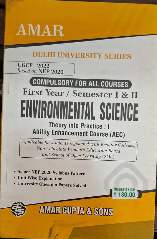 First Year / Semester I & II Environmental Science
