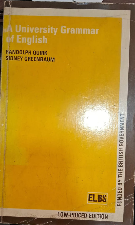 A University Grammar Of English