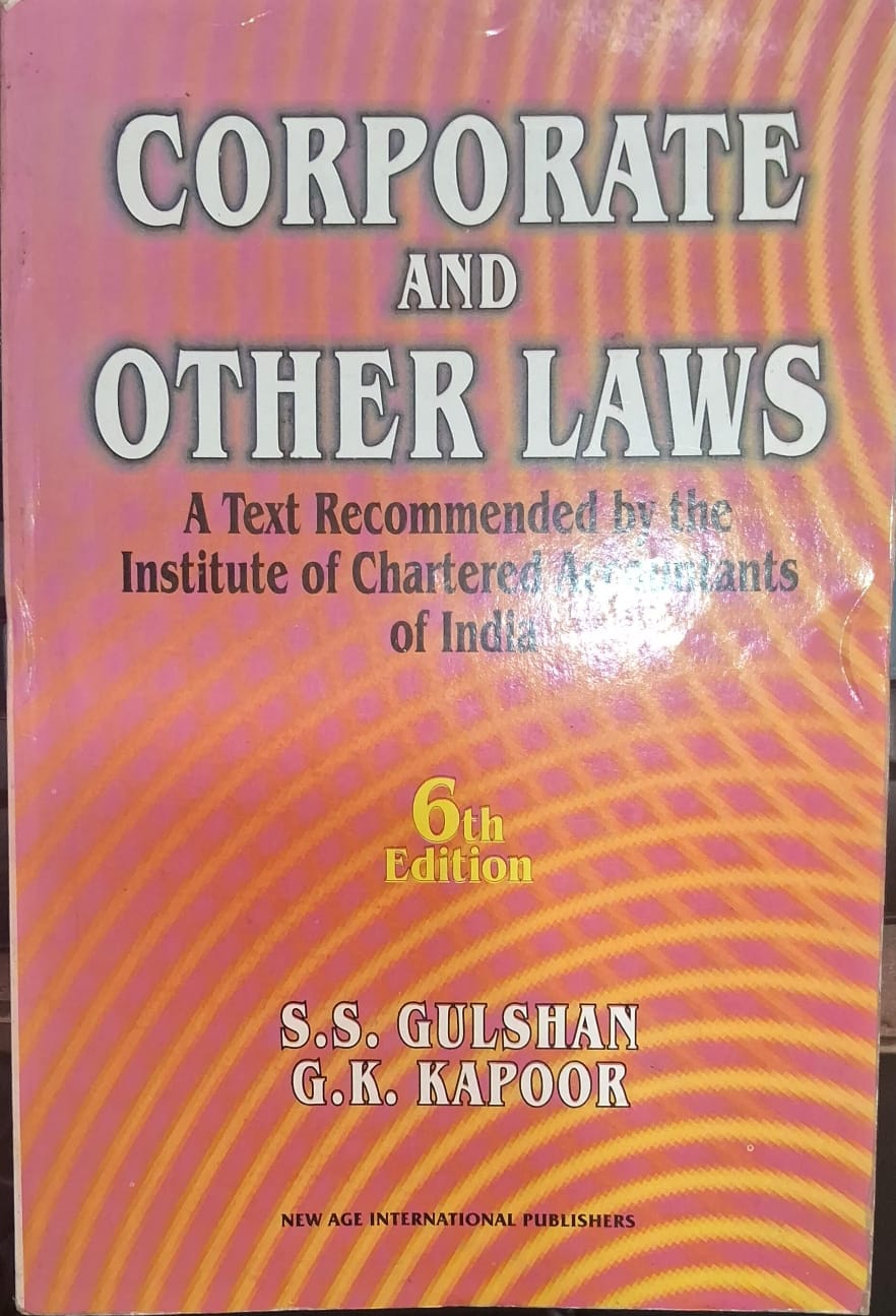 Corporate and Other Laws