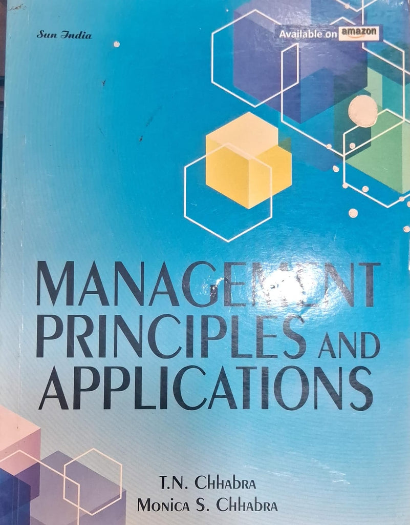Application Principles Management Principles and Applications – Book Land DU