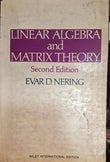 Linear Algebra and Matrix Theory