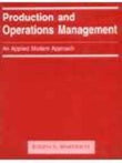 Production And Operation Management: An Applied Mo