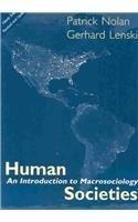 Human Societies: An Introduction to Macrosociology