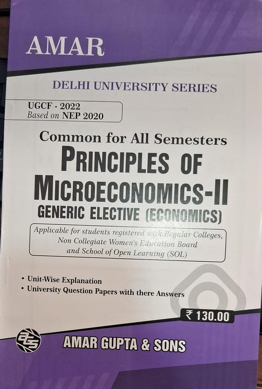 Principles of Microeconomics-II