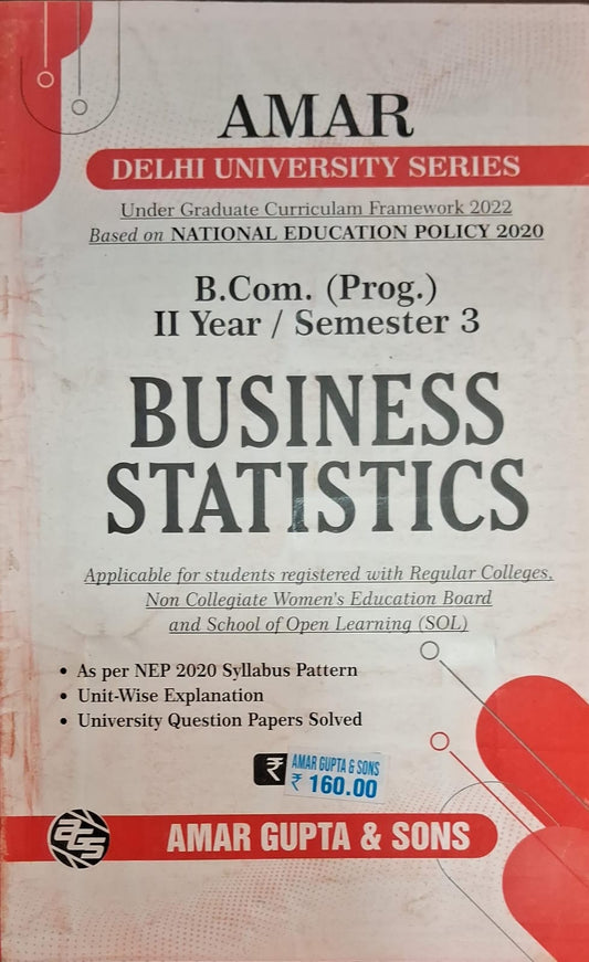 B.Com.(Prog.) II Year/ Semester 3