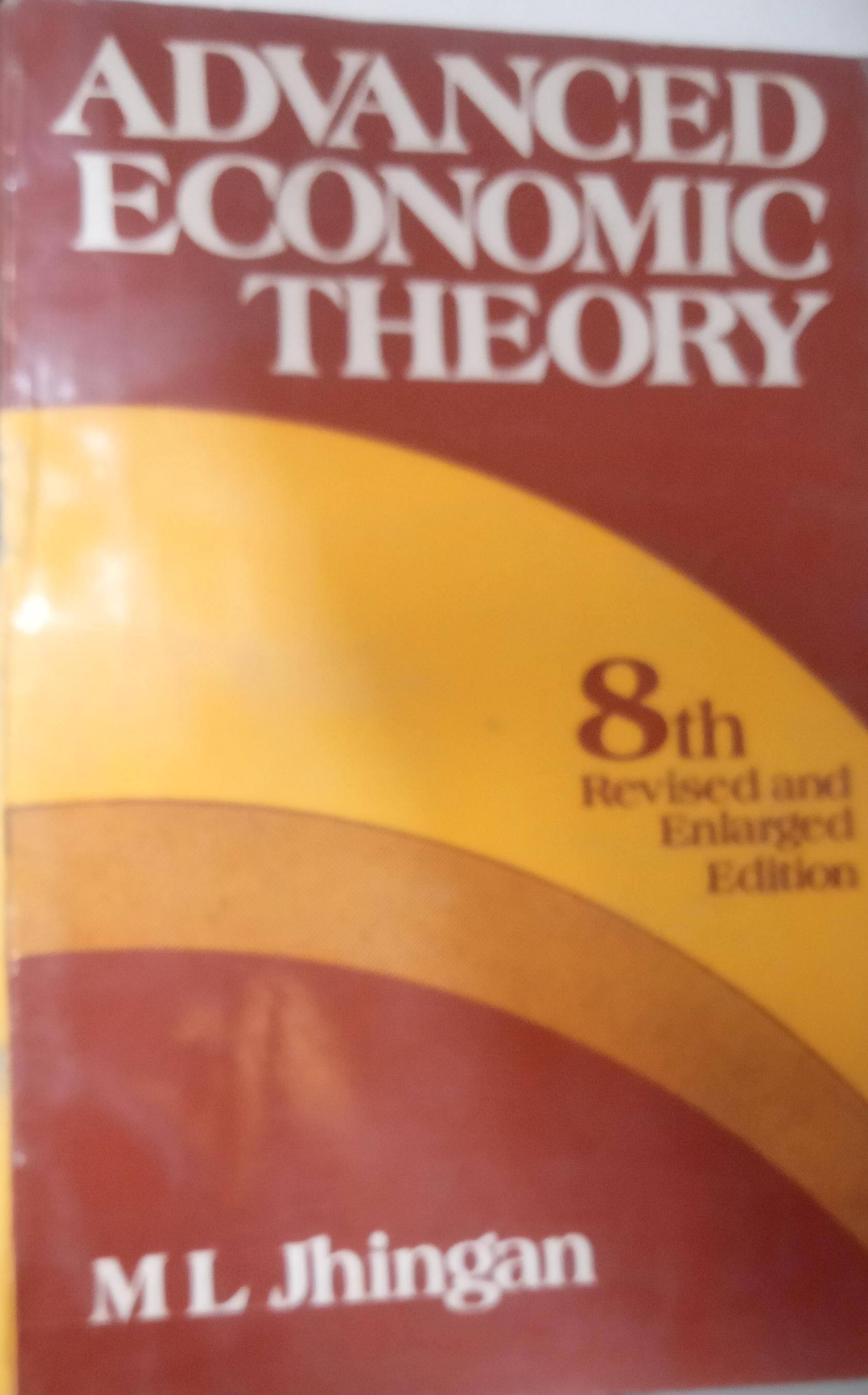 Advanced Economic Theory
