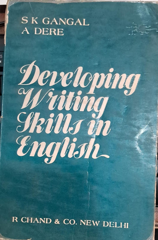 Developing Writing Skills in English