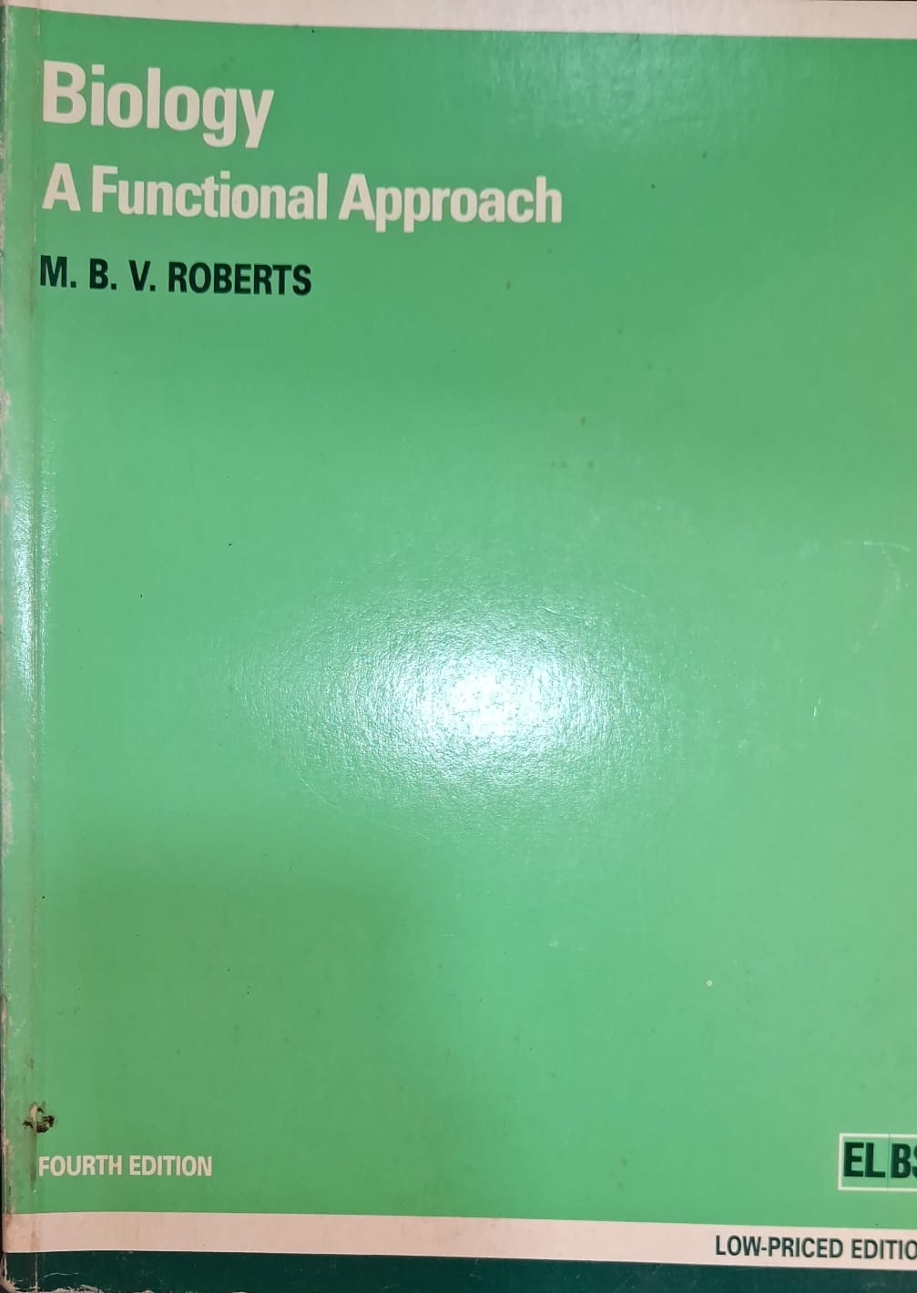 Biology A Functional Approach