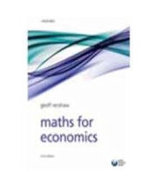 Maths for Economics