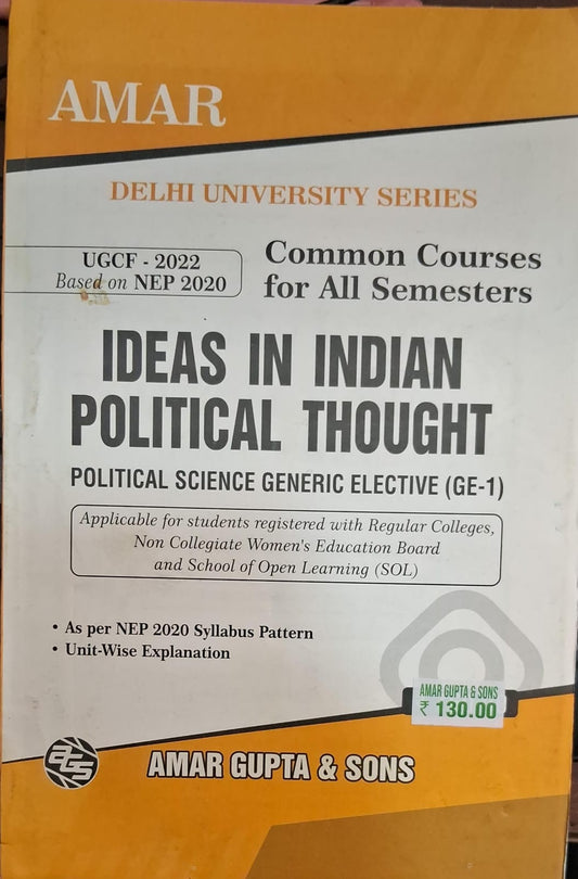 Ideas In Indian Political Thought