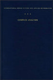 Complex Analysis (International Series in Pure and Applied Mathematics)