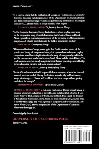 The Comparative Imagination: On the History of Racism, Nationalism and Social Movement