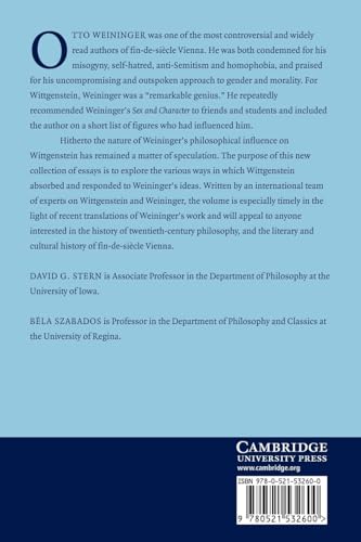 Wittgenstein Reads Weininger