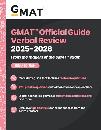 GMAT Official Guide Verbal Review 2025-2026