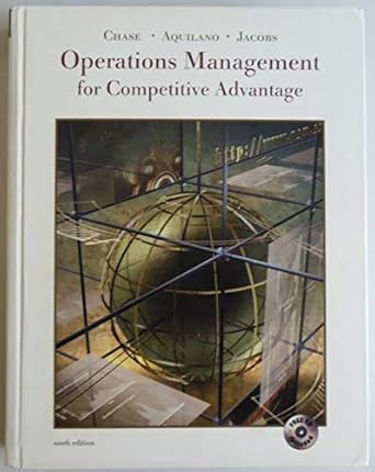 Operations Management for Competitive Advantage (with CD)