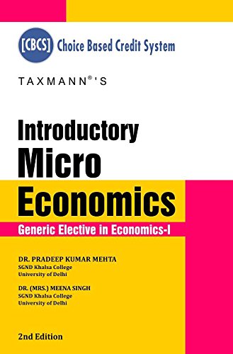 Introductory Micro Economics (Generic Elective in Economics-I) [CBCS]