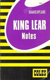King Lear: Notes (Coles Notes)