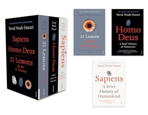 YUVAL NOAH HARARI 3 BOOKS BOXSET: Sapiens, Homo Deus, Book Lovers, & 21 Lessons for the 21st Century | Discover the epic story of humankind | Top 100 Books of the 21st Century