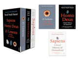 YUVAL NOAH HARARI 3 BOOKS BOXSET: Sapiens, Homo Deus, Book Lovers, & 21 Lessons for the 21st Century | Discover the epic story of humankind | Top 100 Books of the 21st Century