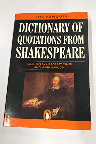 The Penguin Dictionary of Quotations from Shakespeare
