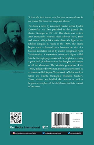 The Devils by Fyodor Dostoevsky: A Timeless Classic of Morality, Madness & Revolution | A Political and Psychological Masterpiece | Philosophical Thriller of Faith and Extremism