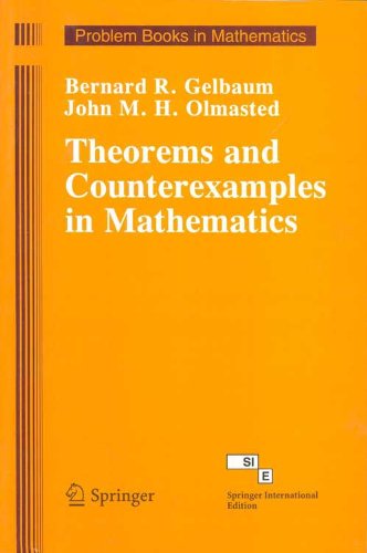 Theorems and Counter Examples in Maths