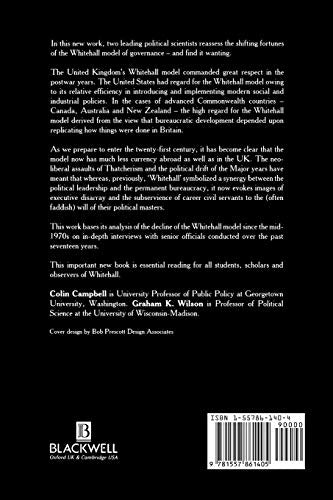 The End of Whitehall: Death of a Paradigm? (Comparative Politics)