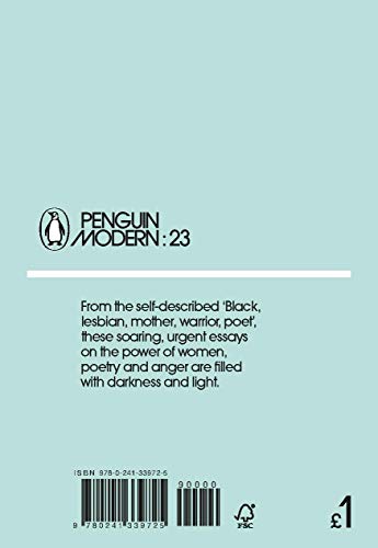 The Master's Tools Will Never Dismantle the Master's House (Penguin Modern) [Paperback] Lorde, Audre