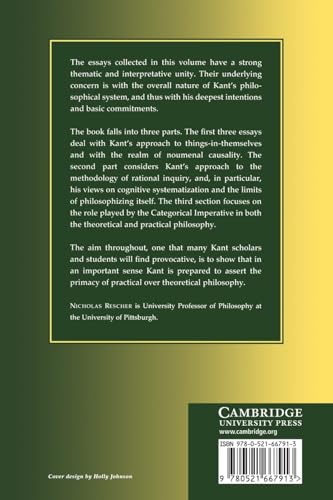 Kant and the Reach of Reason: Studies in Kant's Theory of Rational Systematization