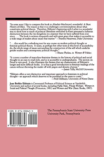 Meditations on Modern Political Thought: Masculine/Feminine Themes from Luther to Arendt (Women and Politics.)