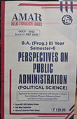 B.A.(Prog.) III Year Semester-6 Perspectives on Public Administration (Political Science)