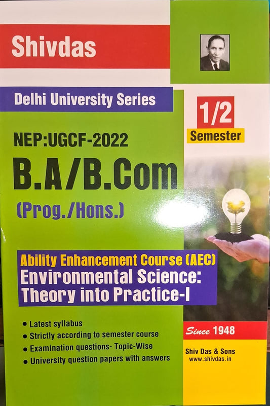 Ability Enhancement Course (AEC) Environmental Science Theory into Practice-I