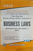First Year For BCom (Prog.) (Hons.) Semester I