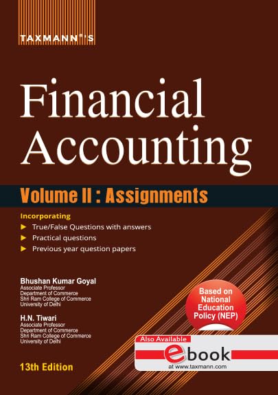 Taxmann's Financial Accounting [UGCF | NEP] – Comprehensive | NEP-aligned Text Covering UGCF Requirements—Ind AS | GST—Offering Theory & Practice through Two-volumes