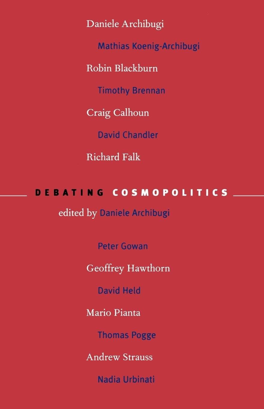 Debating Cosmopolitics (New Left Review Debates)