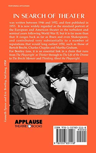 In Search of Theater: Travels in England, Ireland, France, Germany, Switzerland, Austria, Italy and the United States (Applause Books)