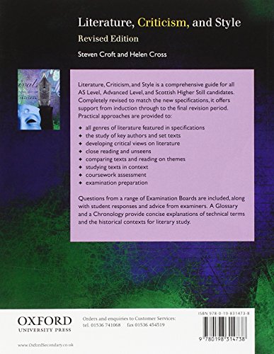 Literature, Criticism, and Style: A Practical Guide to Advanced Level English Literature