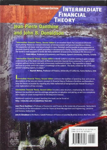Intermediate Financial Theory (Academic Press Advanced Finance Series)