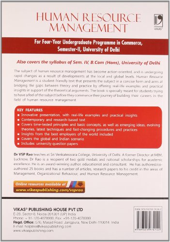 Human Resource Management, (Sem-2, Fyup, University of Delhi)