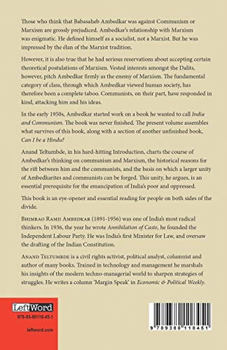 B.R. Ambedkar : India and Communism