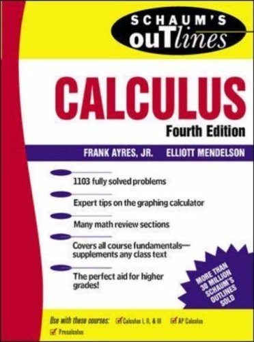 Schaum's Outline of Calculus (Schaum's Outline S.)