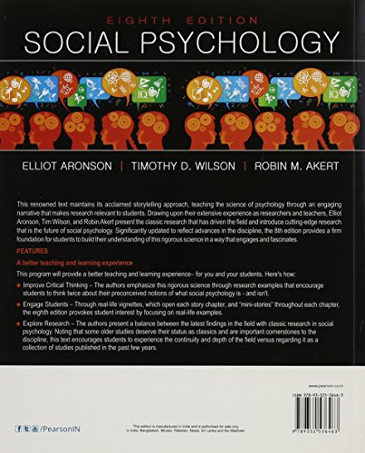 Social Psychology, 8e