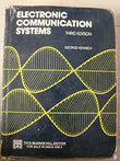 Electronic communication systems by George Kennedy Third Edition [Paperback]