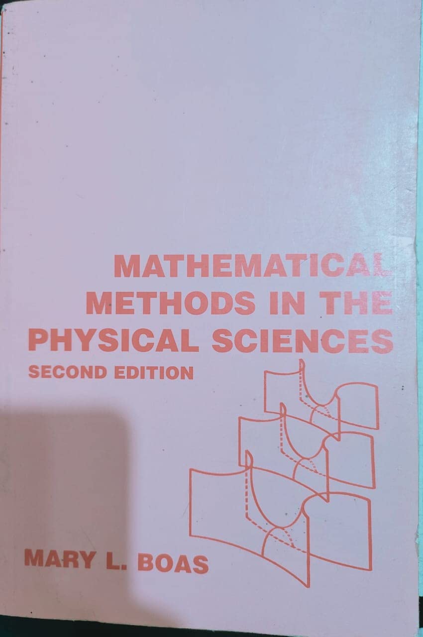 Mathematical Methods In The Physical Sciences