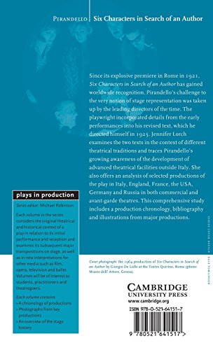 Pirandello:Six Characters in Search of an Author (Plays in Production)
