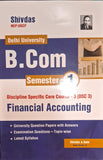 Discipline Specific Core Course-3 (DSC 3) B.COM financial accounting