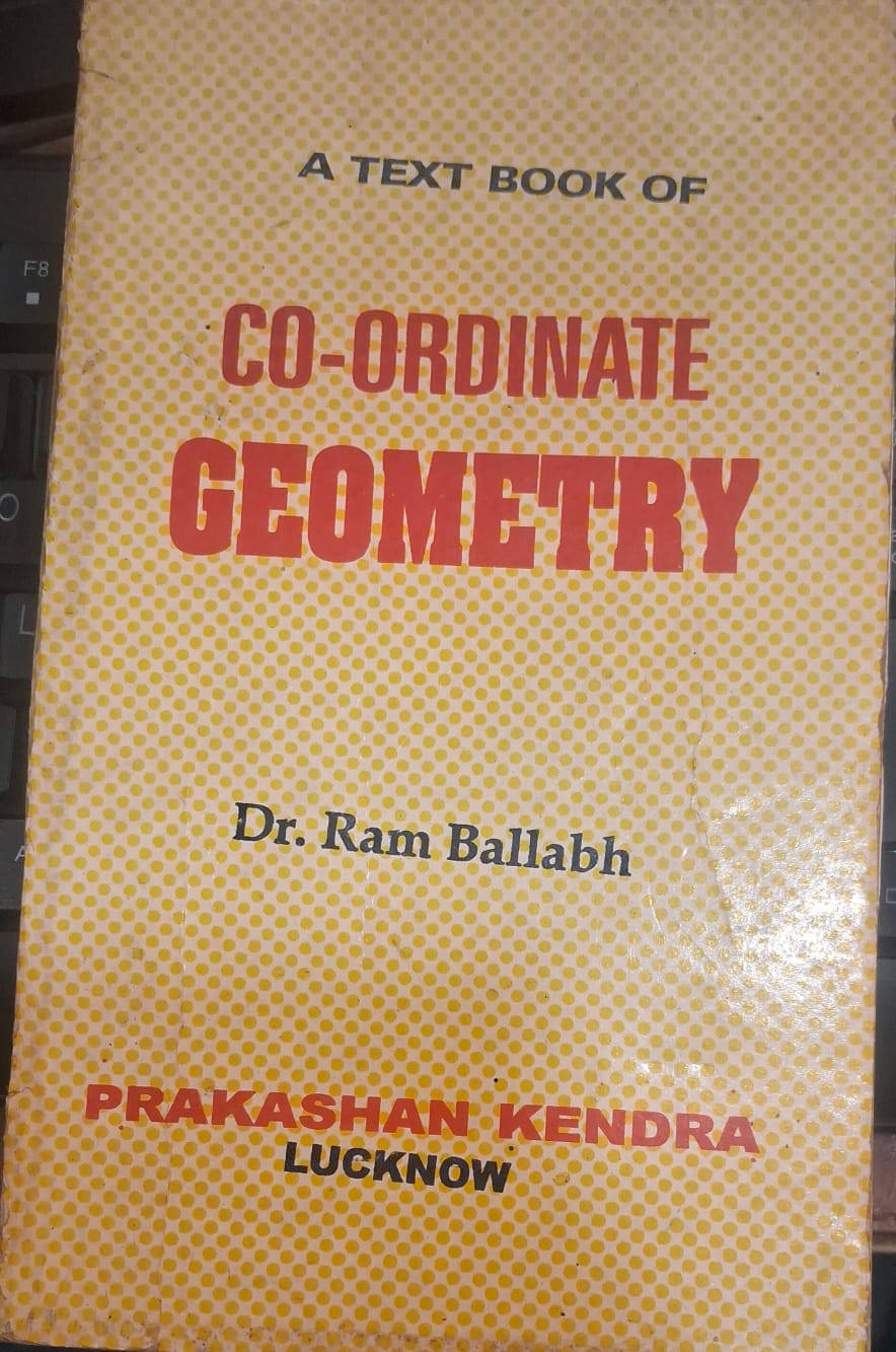 A Text Book Of Co-Ordinate Geometry