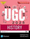 Pearson NTA UGC NET Paper 2 History 2025 | SET, JRF | Includes 2025 January & 2024 August Papers fully solved | 2700+ Practice Questions | Previous Years’ Questions (2012-2024)| for Ample Practice | 5 Mock Tests to Simulate Examination Experience | 3rd Ed