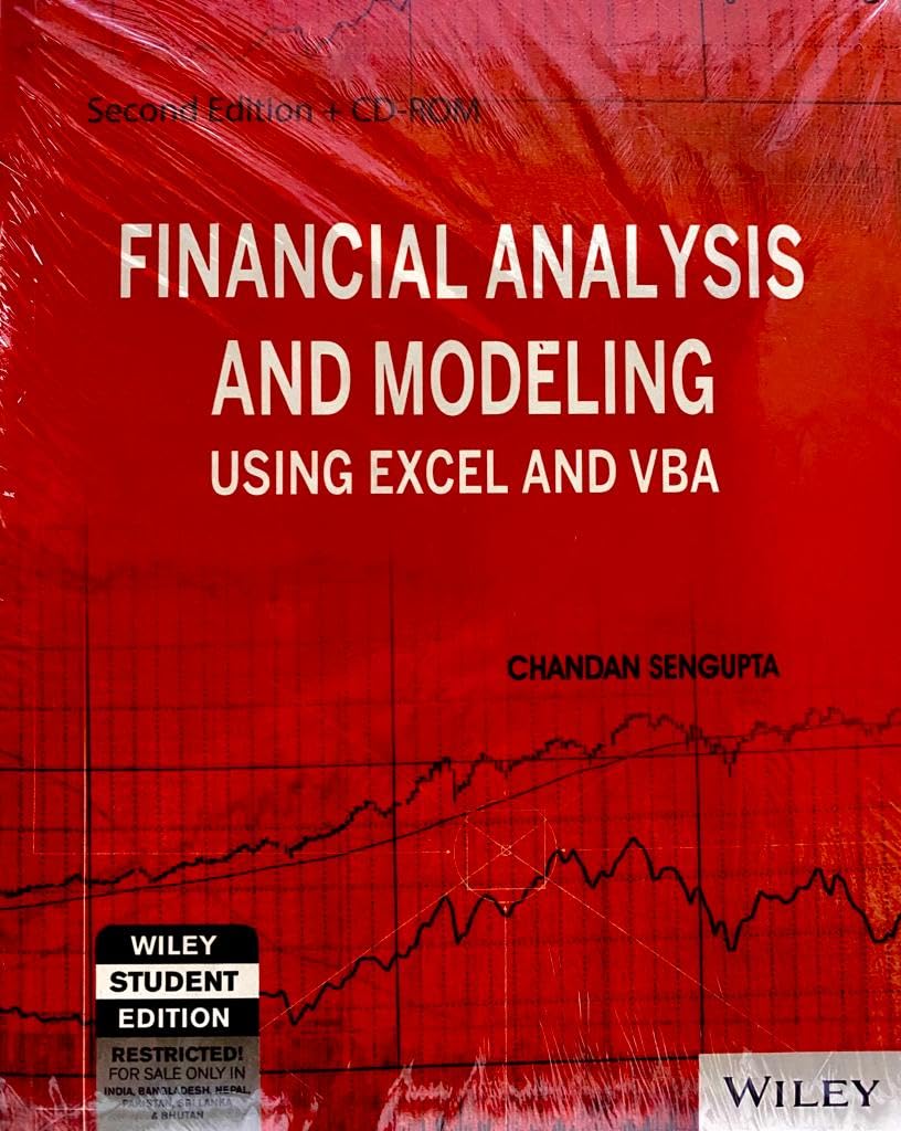 Financial Analysis and Modeling using Excel and VBA